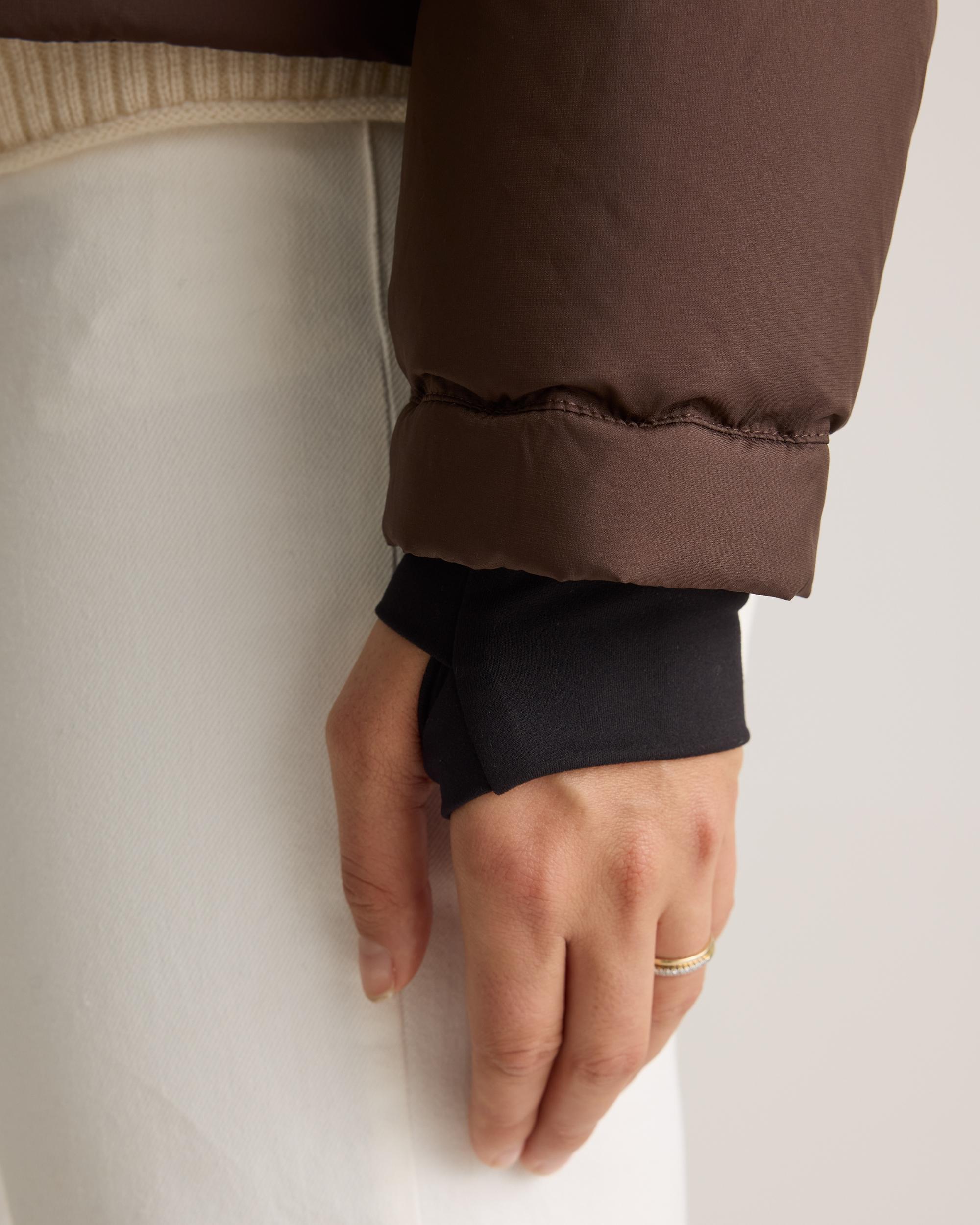 Quince | Women's Responsible Down Cropped Puffer Jacket Size XS, Recycled Polyester Product Image