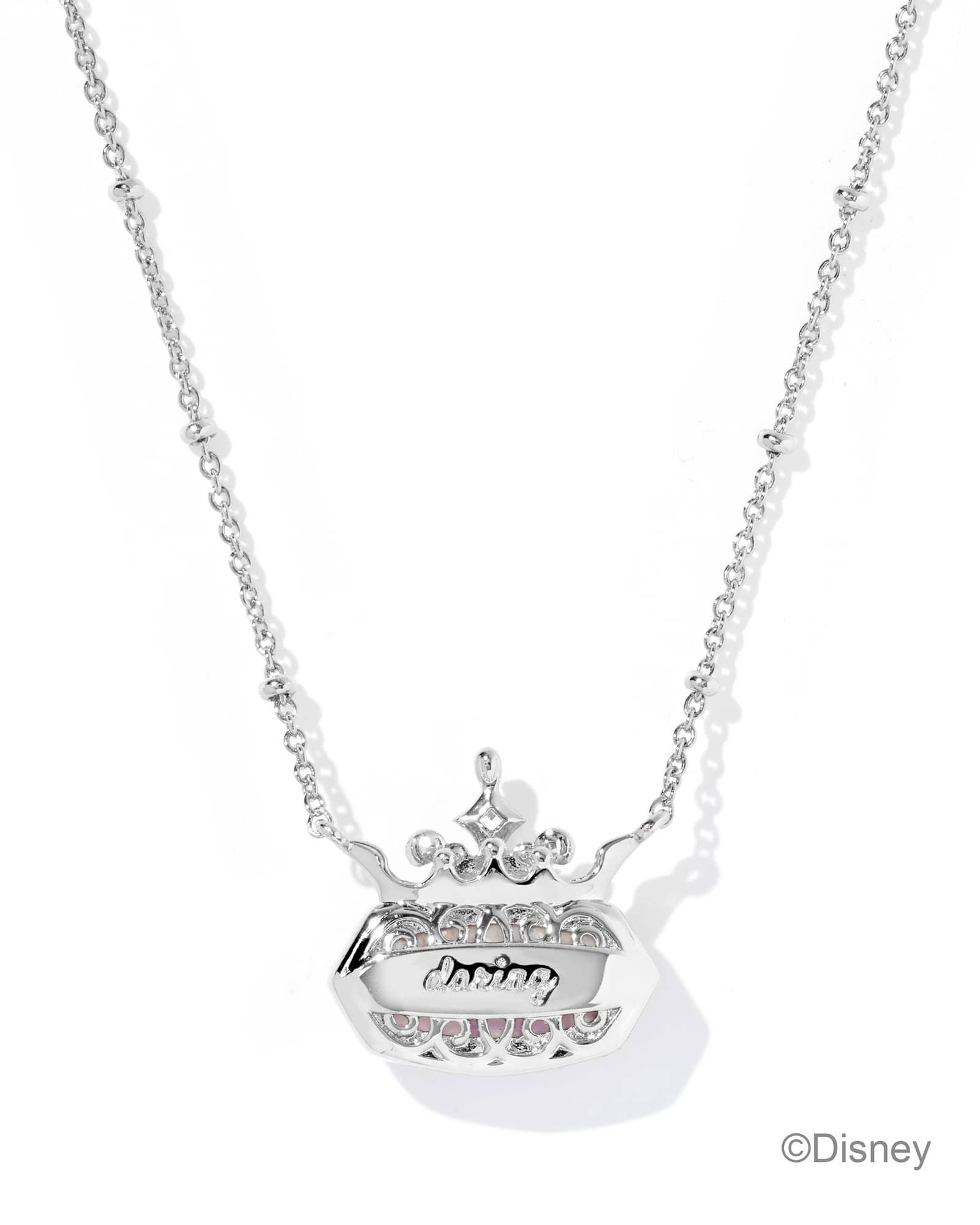 Disney | Kendra Scott Elisa Princess Silver Short Pendant Necklace Product Image