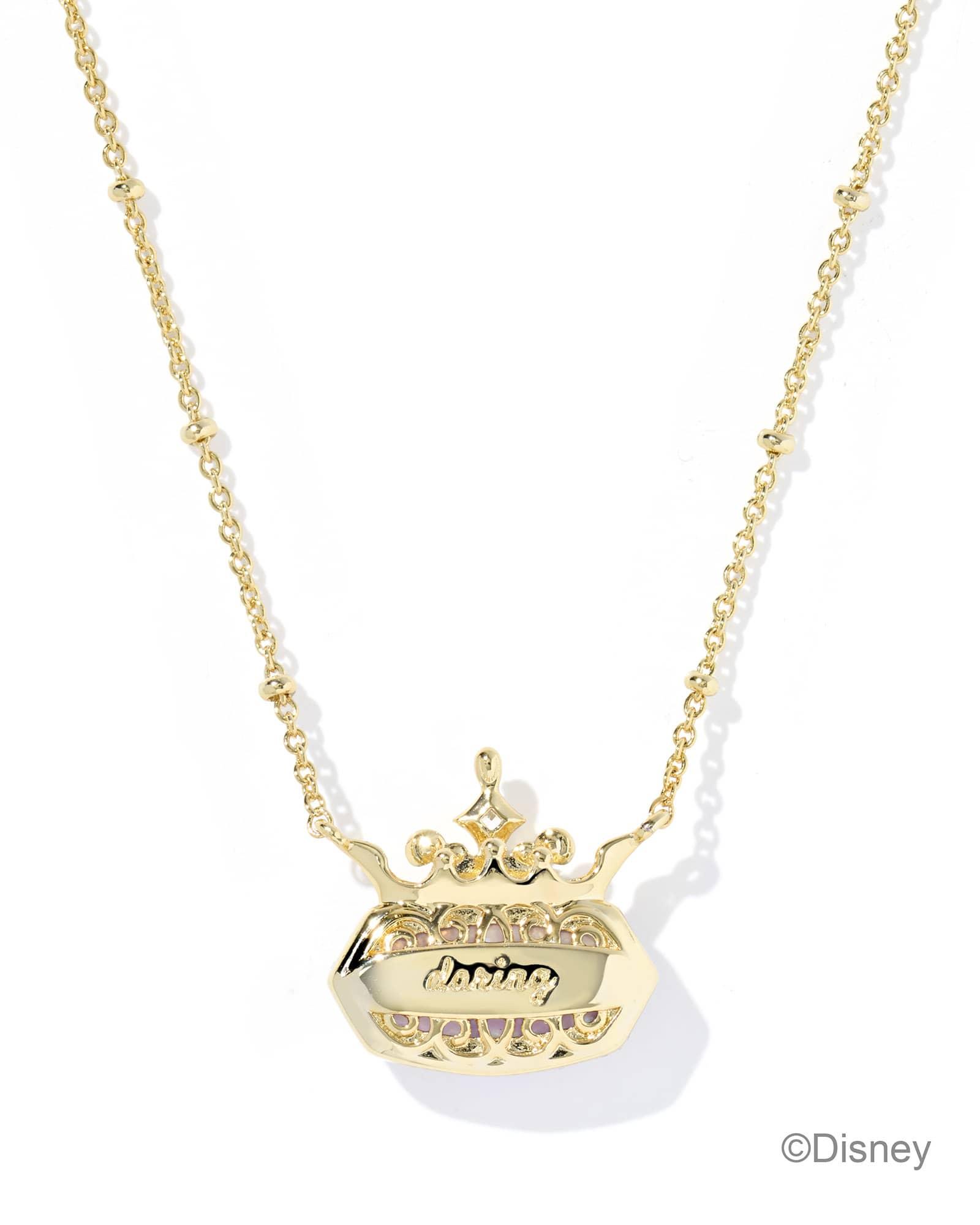 Disney | Kendra Scott Elisa Princess Gold Short Pendant Necklace Product Image
