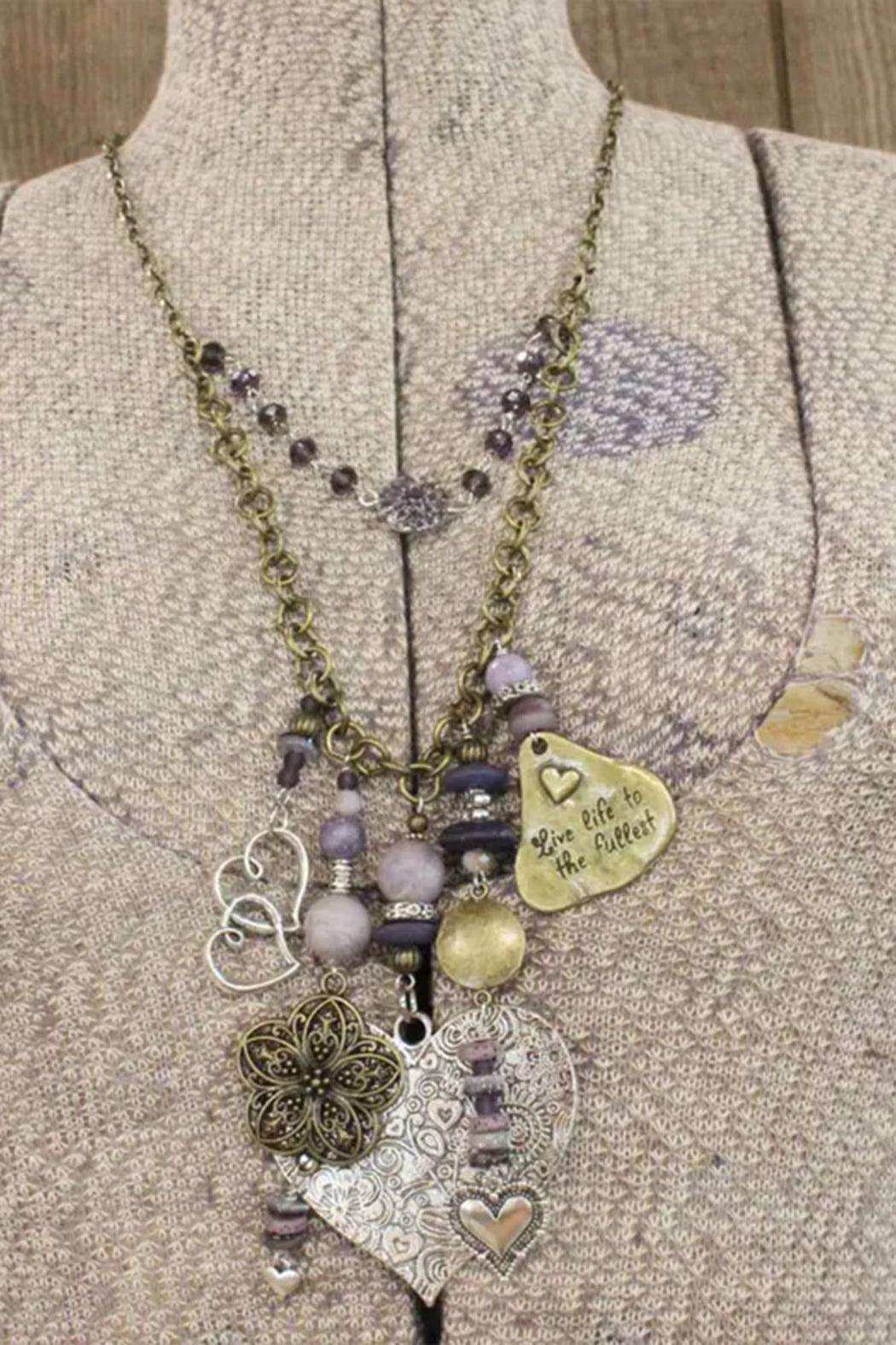 Metal Heart Charmers Necklace Product Image