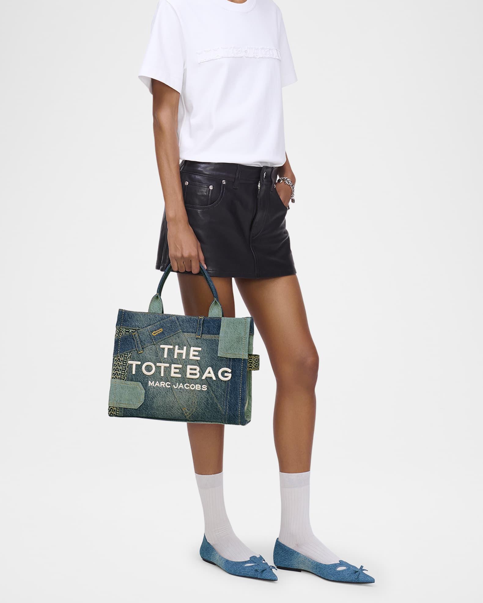 The Medium Patchwork Denim Tote Bag Product Image