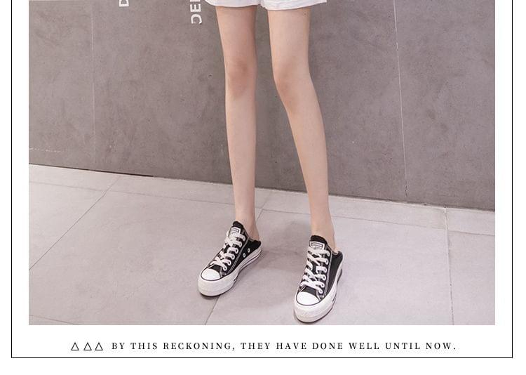 Maternity Low Rise Washed Frayed Distressed Denim Shorts Product Image