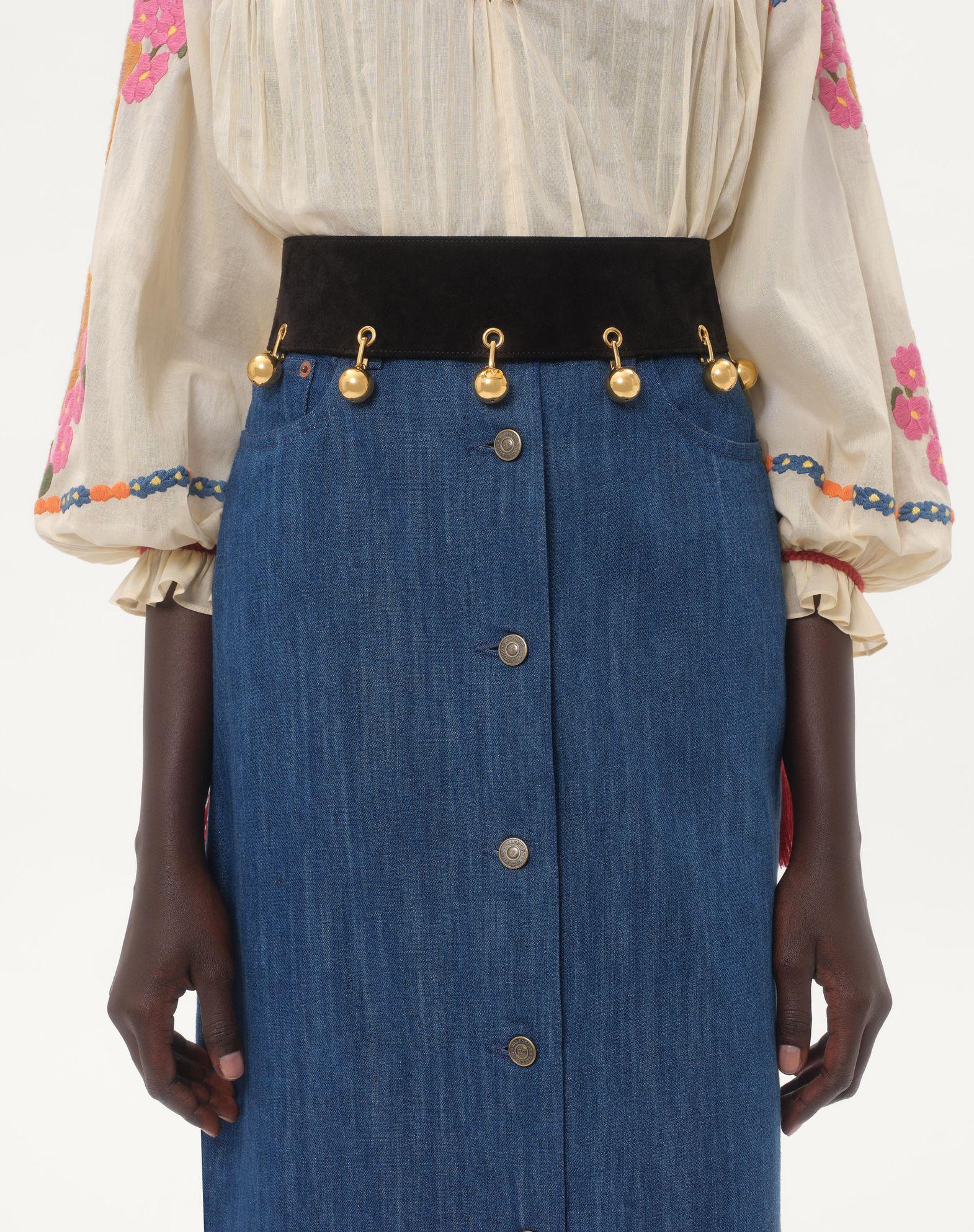 Vlogo Signature Suede Belt 65 Mm Product Image