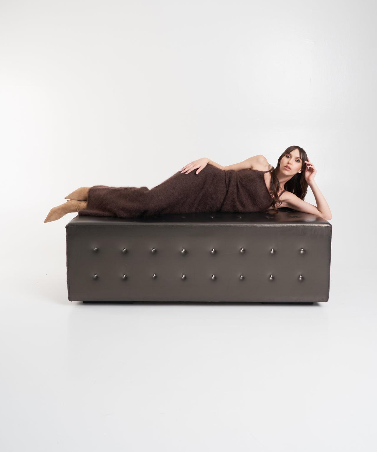 Brushed cashmere singlet Product Image