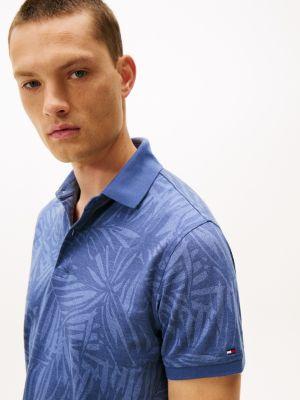 Regular Fit Palm Print Polo Product Image