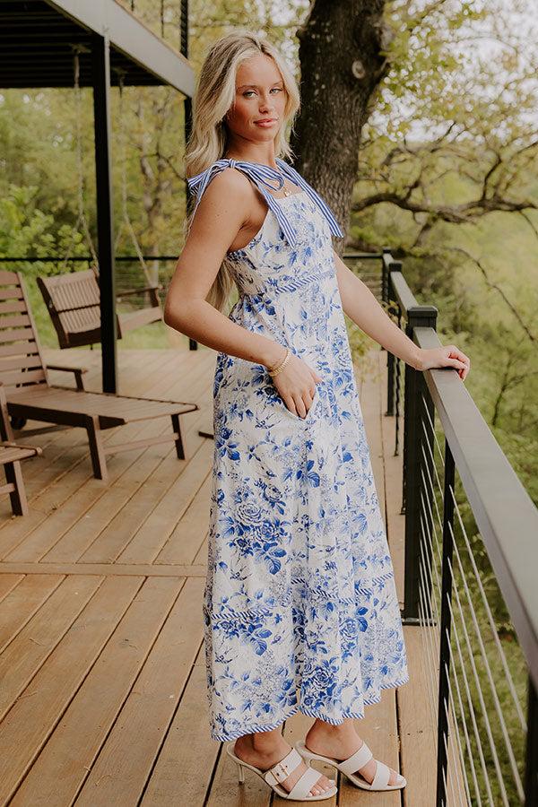 Graceful Smile Floral Maxi Dress Product Image