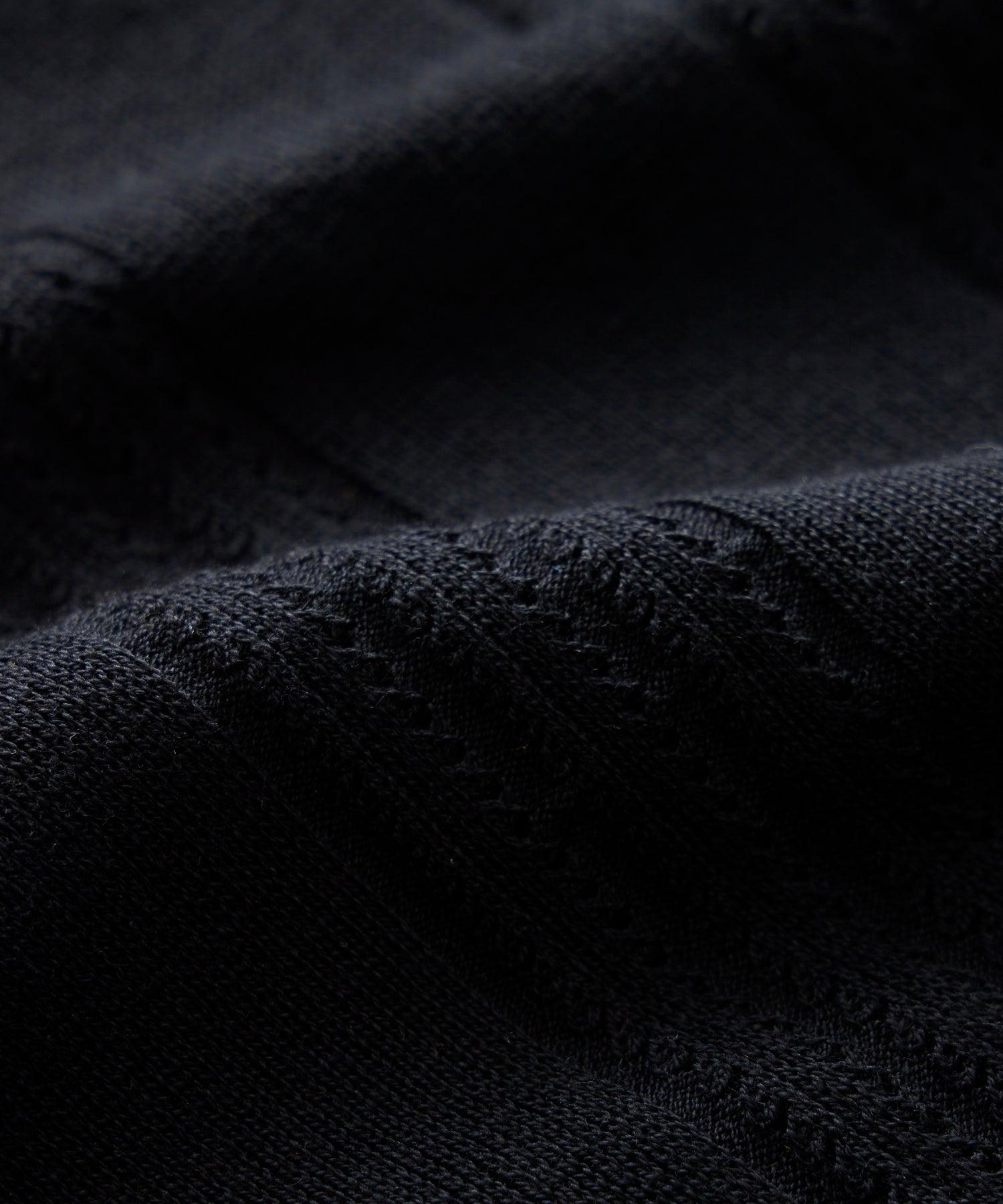 Silk-Cotton Tipped Sweater Polo Product Image