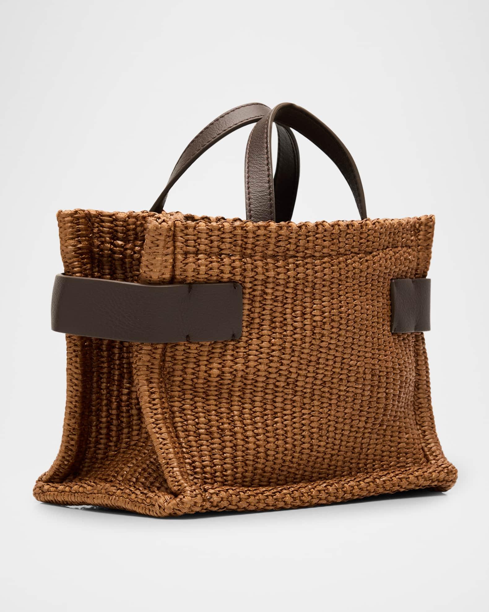 Essense Mini Raffia Tote Bag Product Image