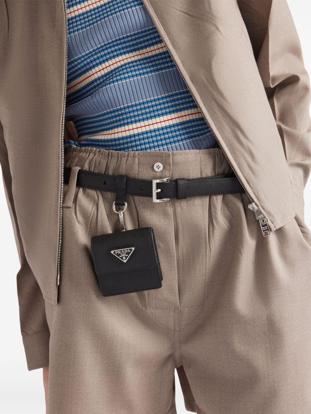 Saffiano leather belt Product Image