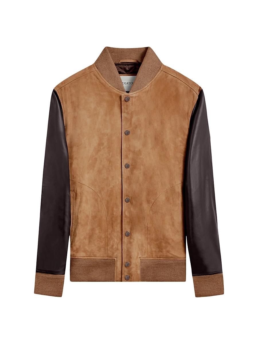 Mens Two-Tone Suede Jacket Product Image