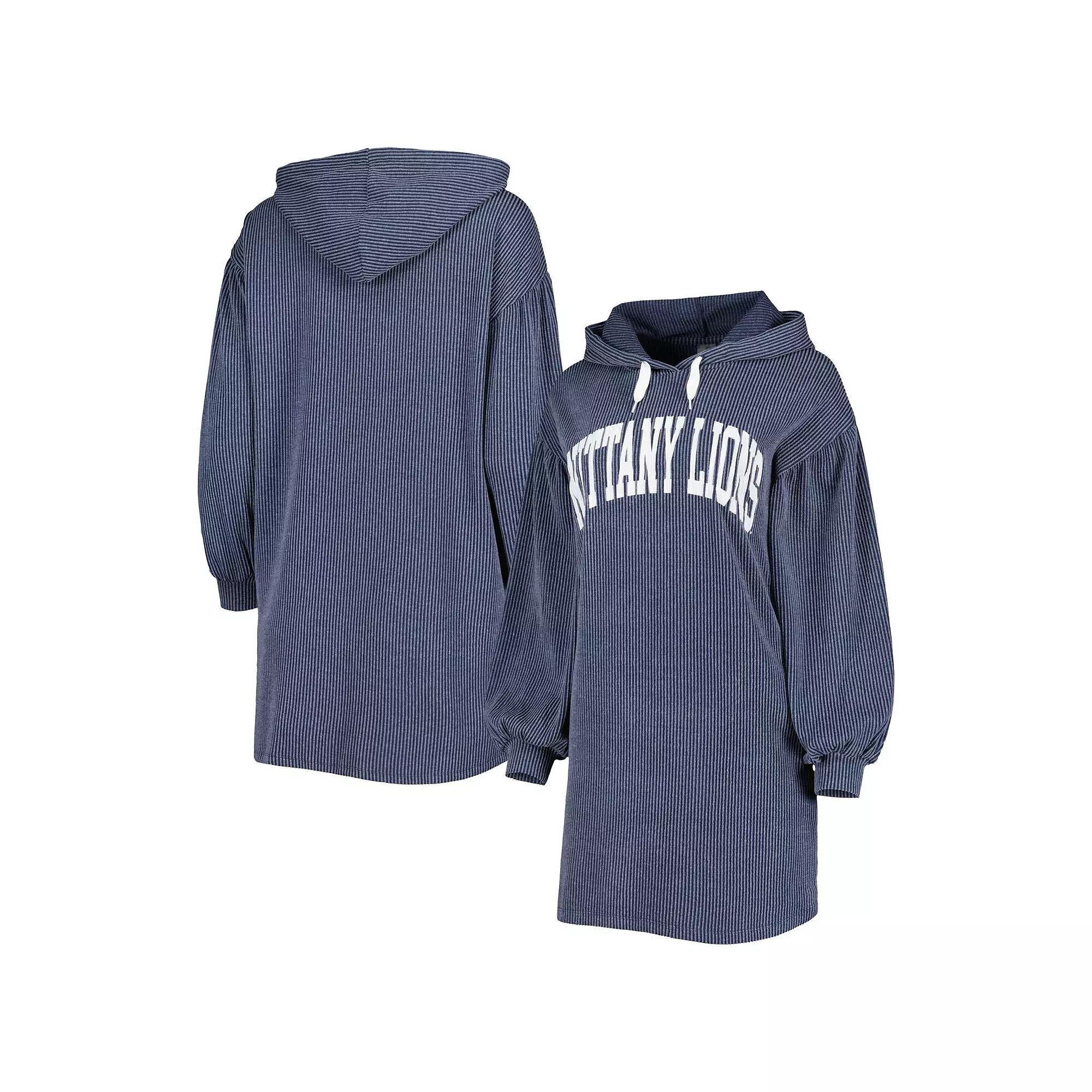 Women's Gameday Couture Navy Penn State Nittany Lions Game Winner Vintage Wash Dress,  Product Image