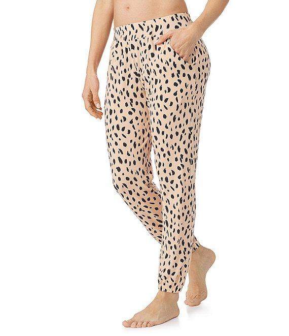 Donna Karan Soft Knit Animal Print Coordinating Lounge Jogger Product Image