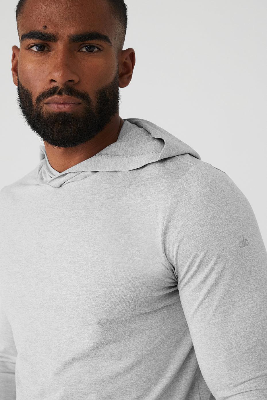 Conquer Reform Long Sleeve With Hood - Athletic Heather Grey Male Product Image