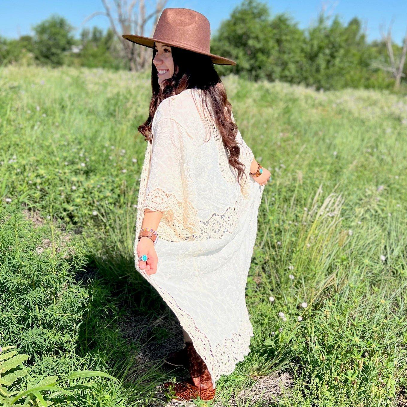 Cream Bohemian Goddess Kimono* Product Image