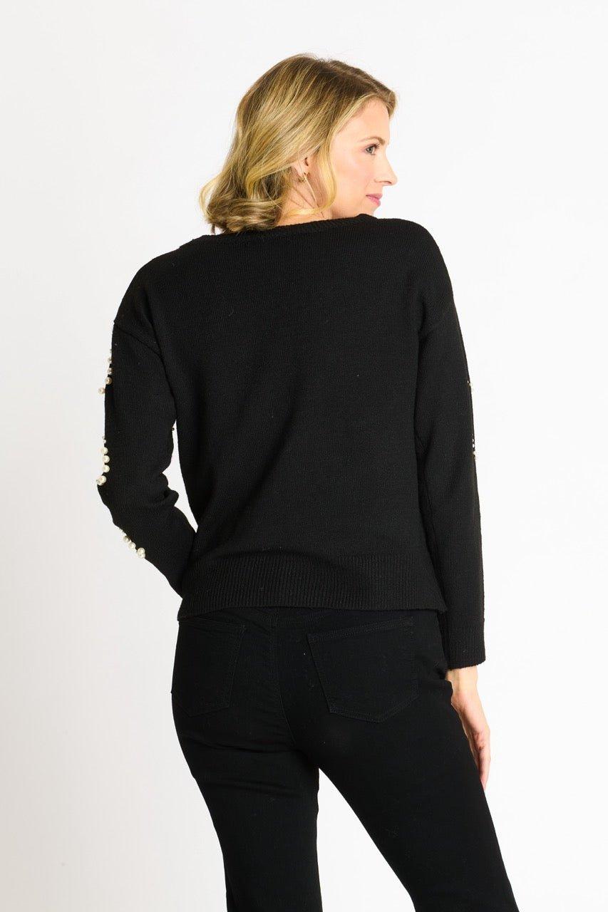 Pearl Swirl Crewneck Sweater Product Image