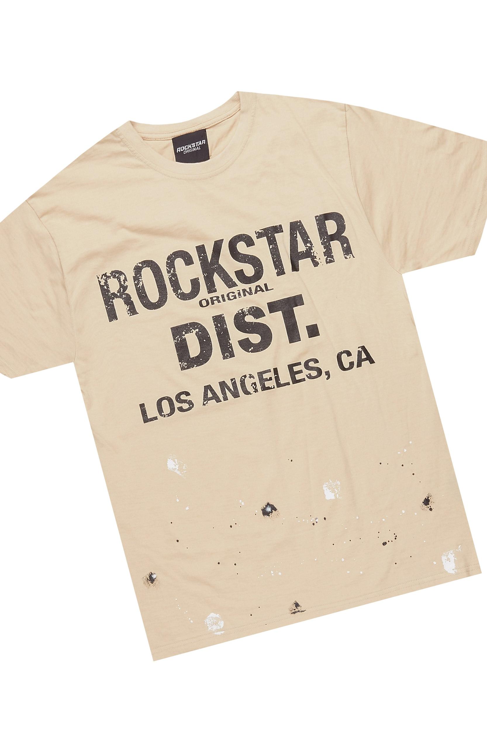 Scottie Beige Painter T-Shirt/Short Set Male Product Image