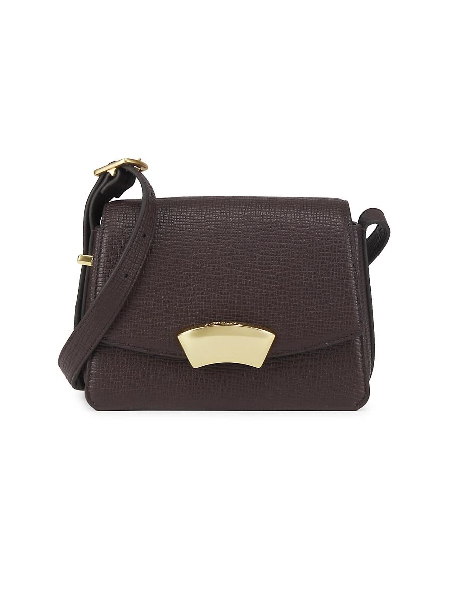 Womens ID Leather Shoulder Bag Product Image