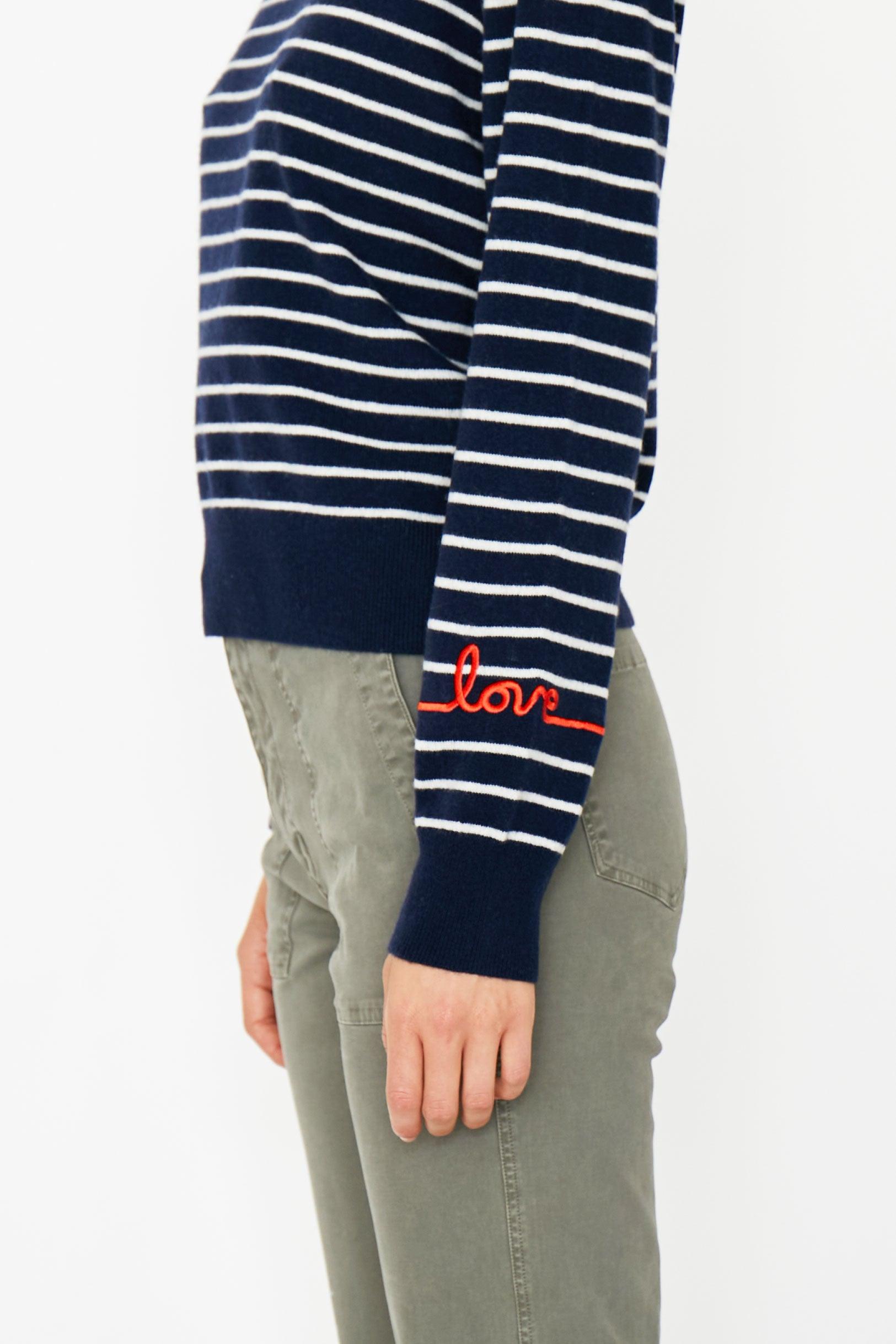 The Betty Love - Navy/Cream Product Image