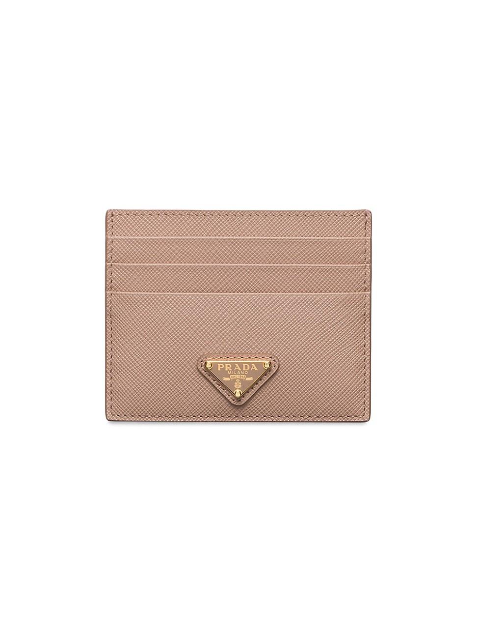 Womens Saffiano Leather Card Holder Product Image