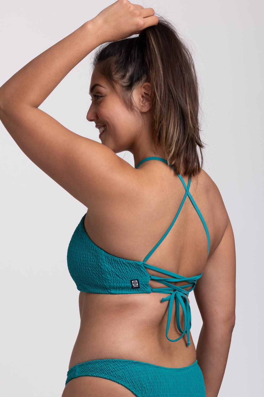 Luna Smocked Bikini Top Female Product Image