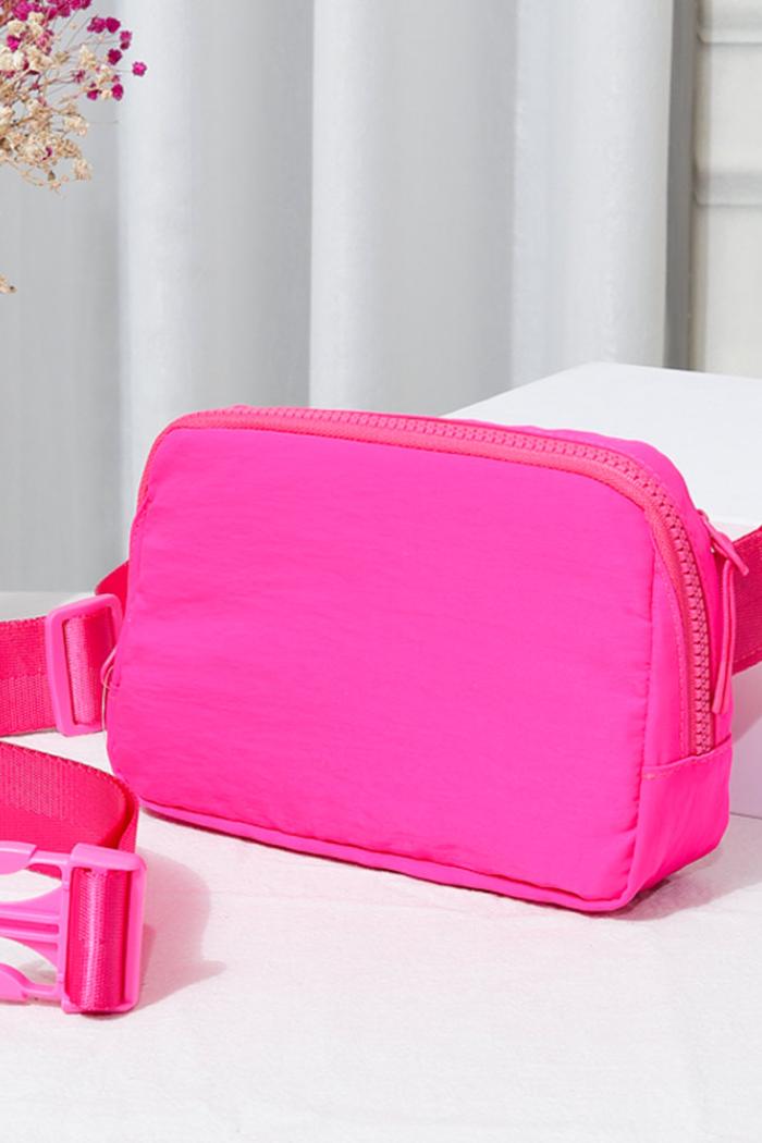 Solid Nylon Sling Bag / Fanny Pack / Belt Bag Product Image