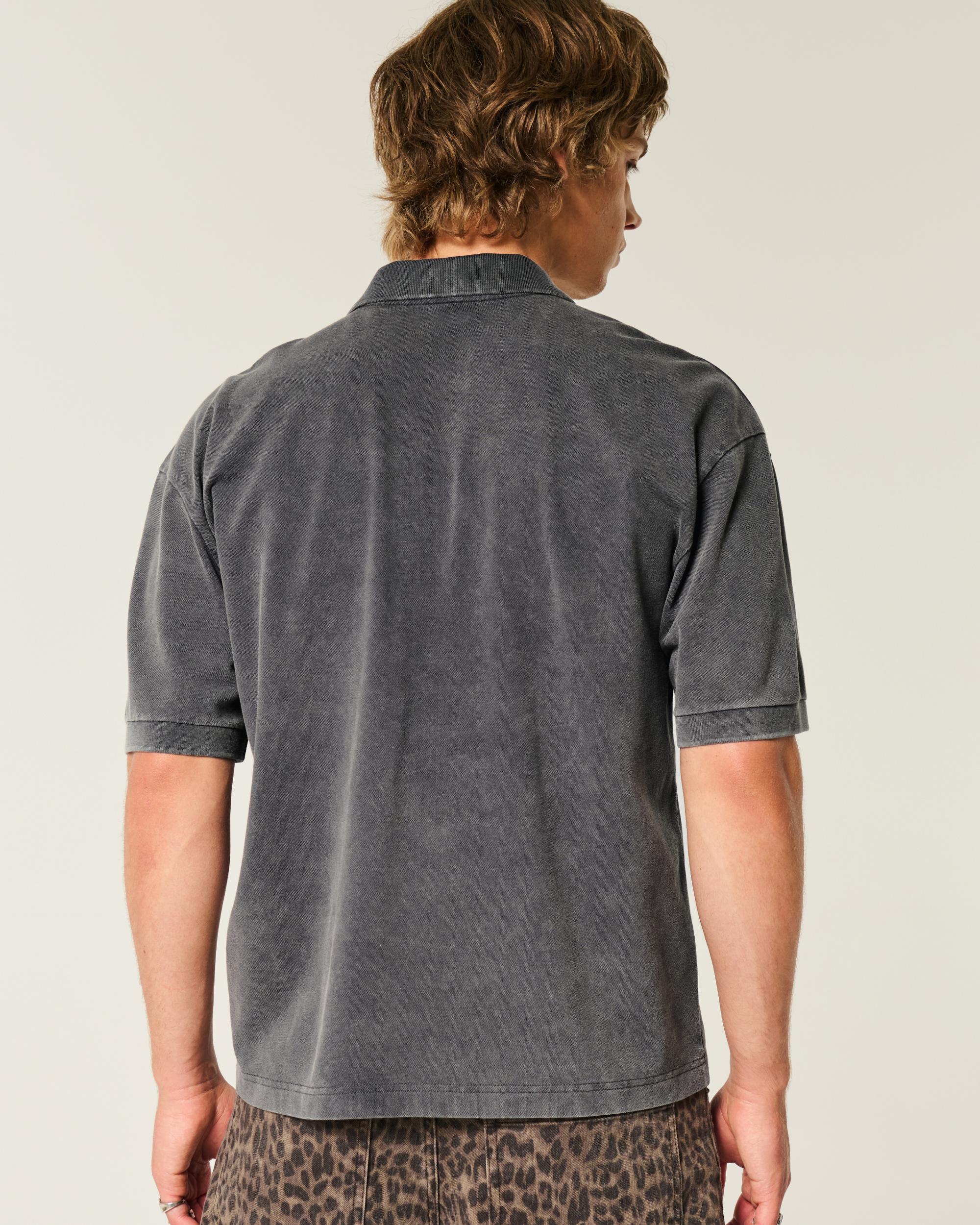 Boxy Crop Polo Product Image