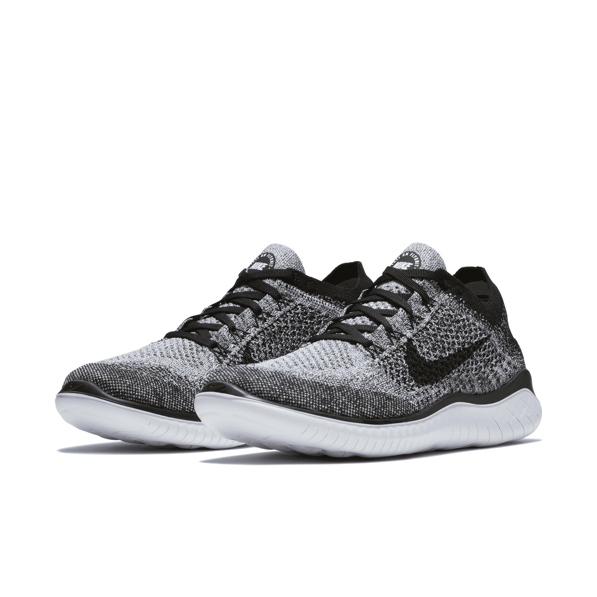 Nike Mens Free Run Flyknit 2018 Road Running Shoes | 942838-101 Product Image