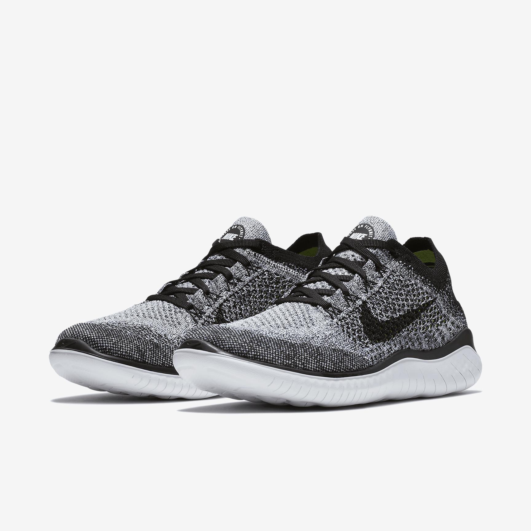 Nike Free Run Flyknit 2018 Men's Road Running Shoes Product Image