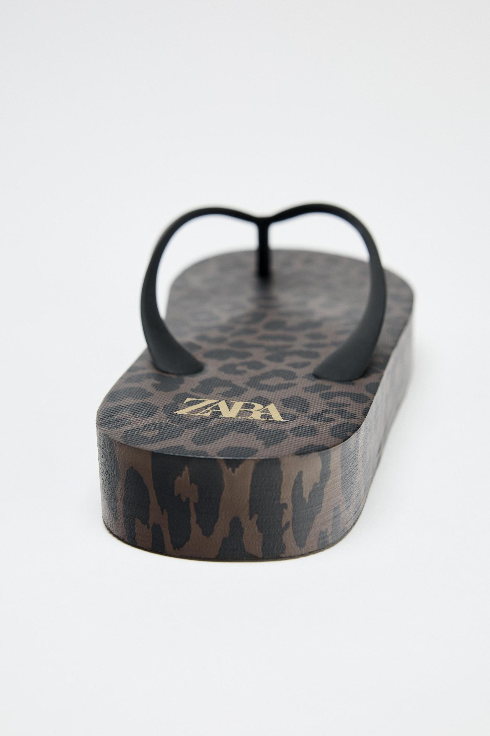 ANIMAL PRINT SANDALS Product Image