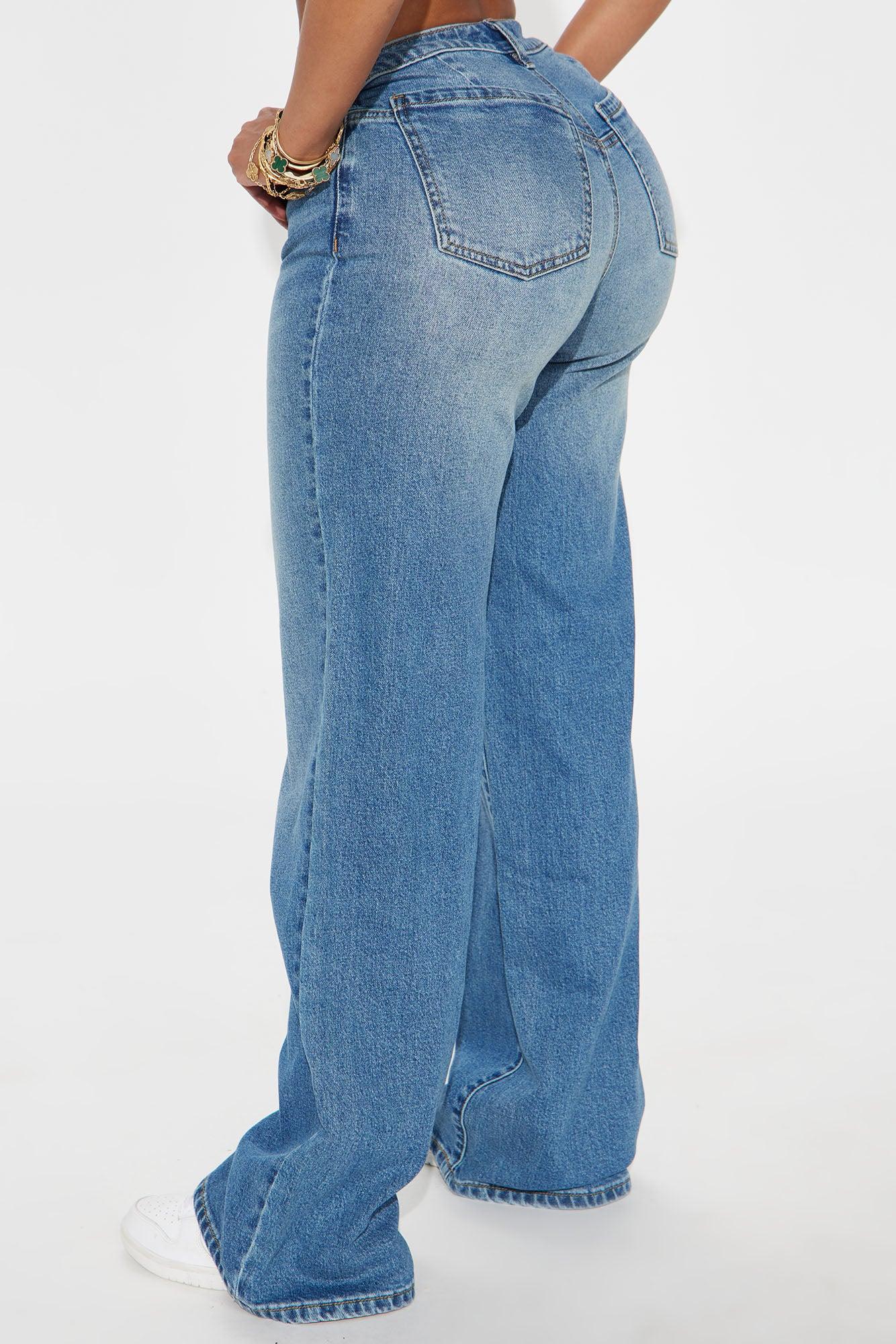 Favorite Classic Wide Leg Jeans - Medium Wash Female Product Image