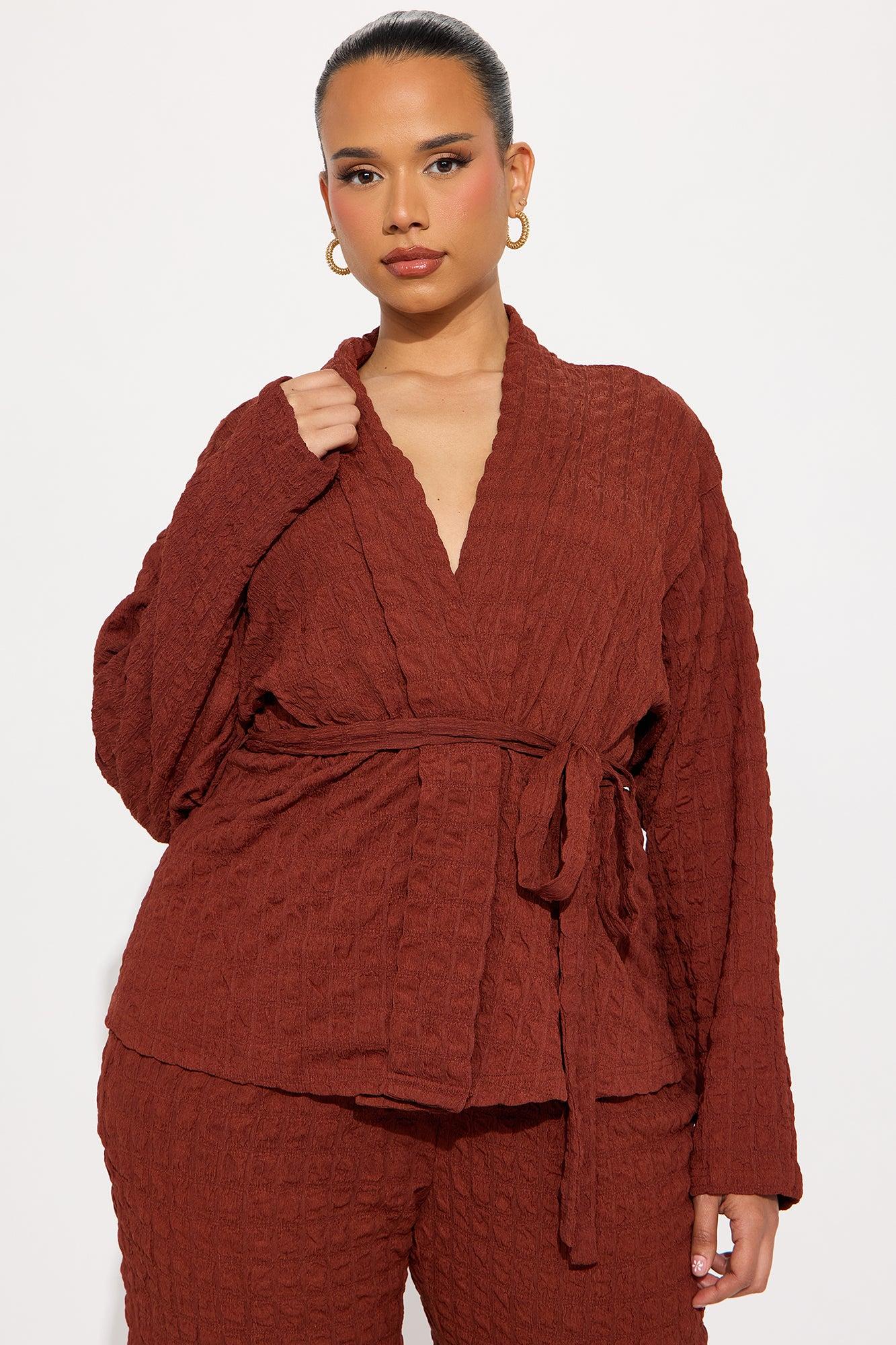 Sunday Brunch Pant Set - Rust Product Image