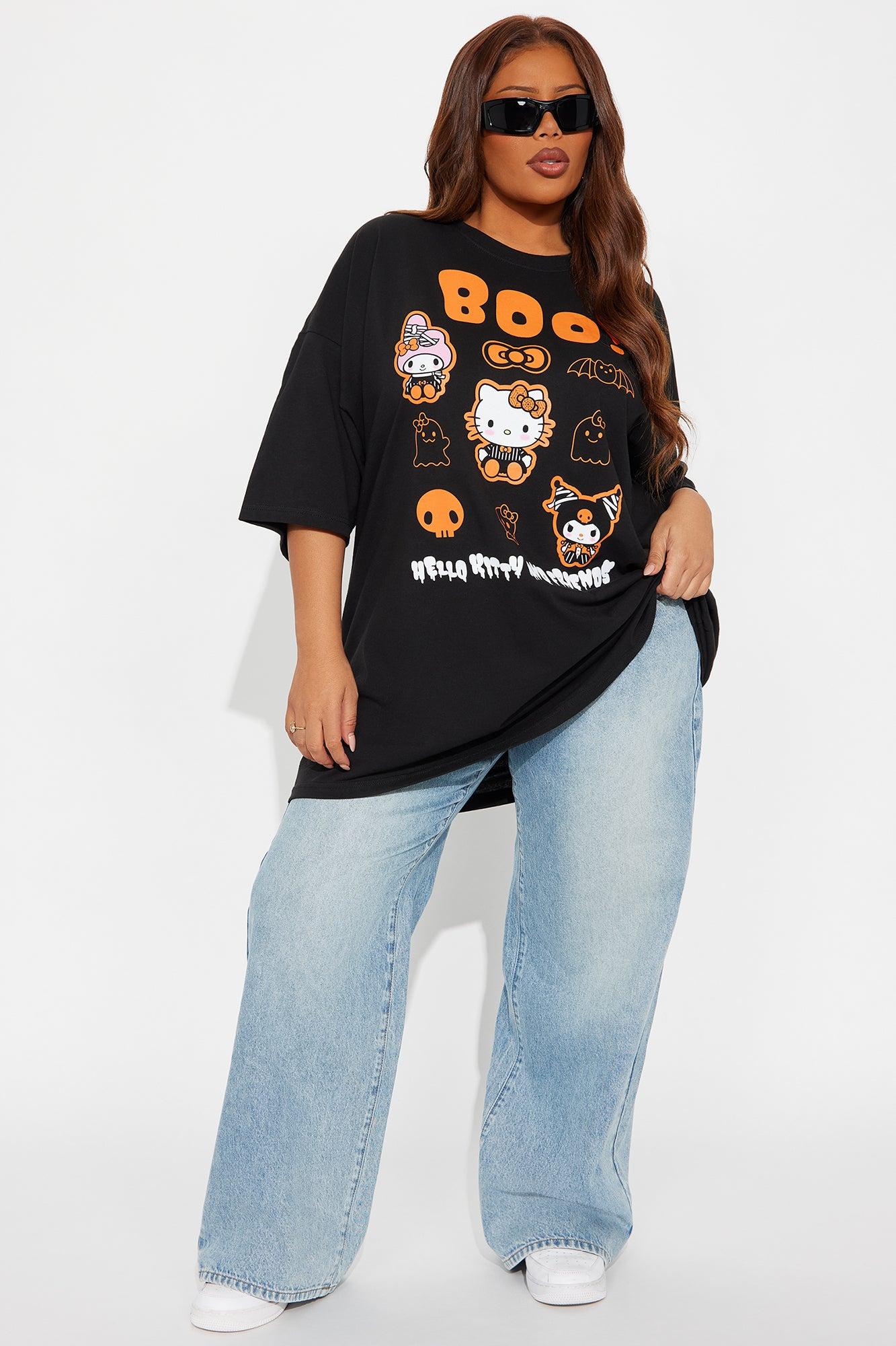 Hello Kitty Boo Tee - Black Female Product Image