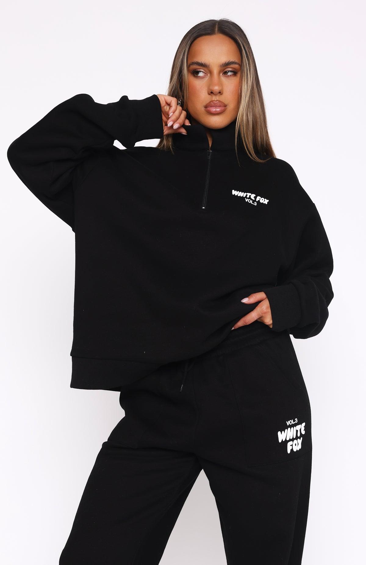 Offstage Zip Front Sweater Monochrome Product Image