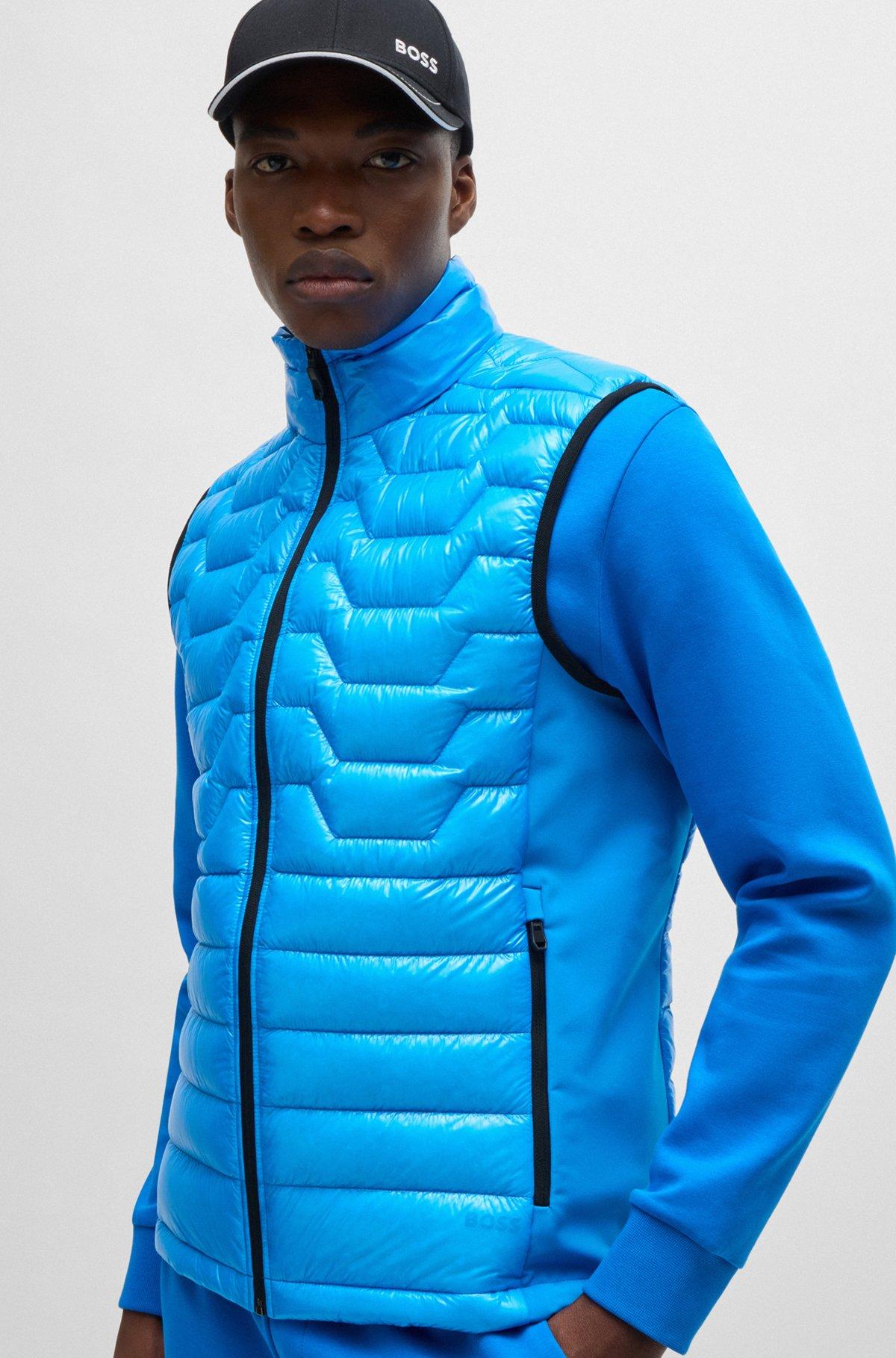 Water-repellent regular-fit gilet with signature quilting Product Image