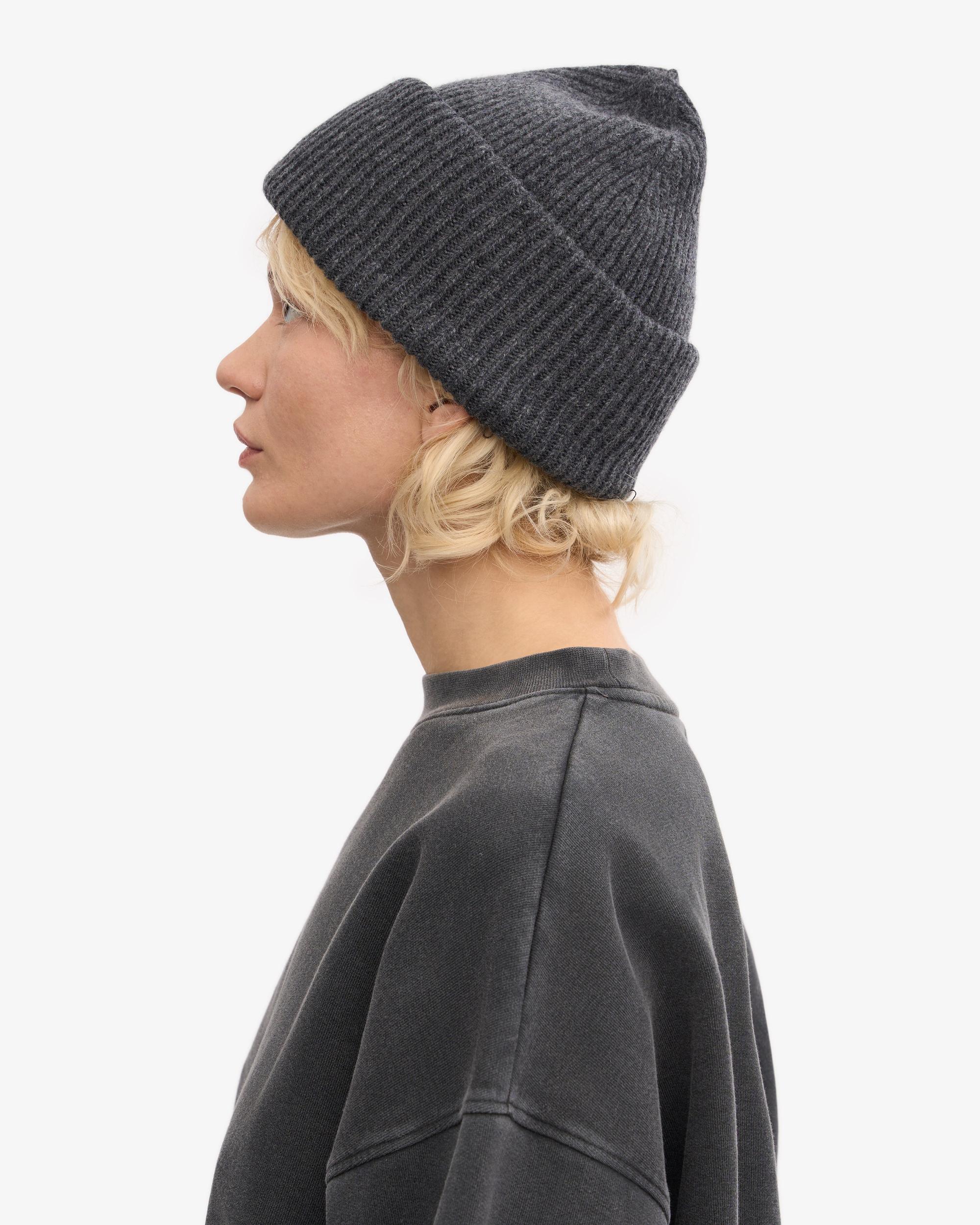 Merino Wool Hat - Lava Grey Product Image