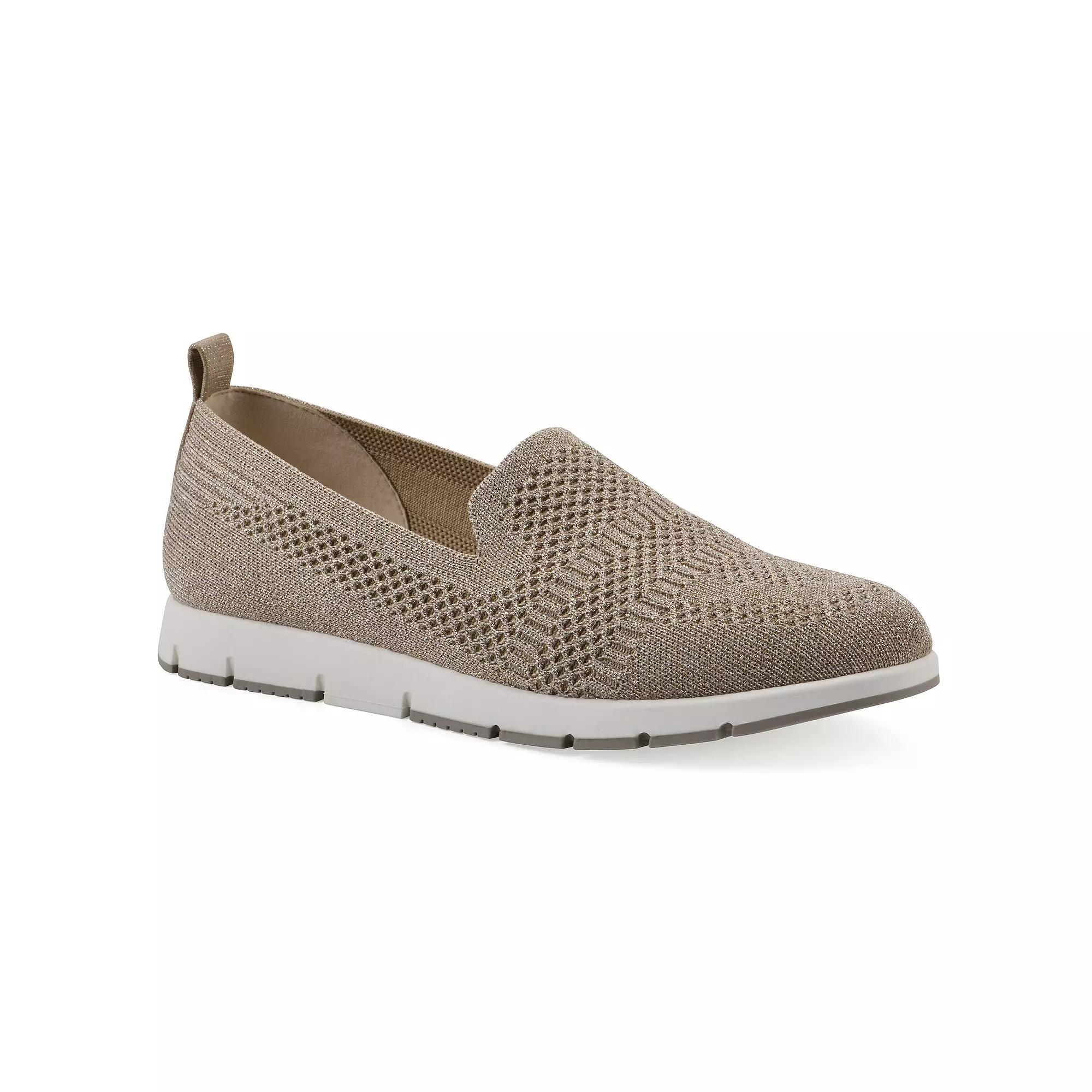 Cliffs by White Mountain Women's Garren Slip-On Shoes, Size: 7, Bronze Glitter Knit Product Image