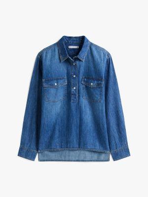 Relaxed Lightweight Denim Shirt Product Image