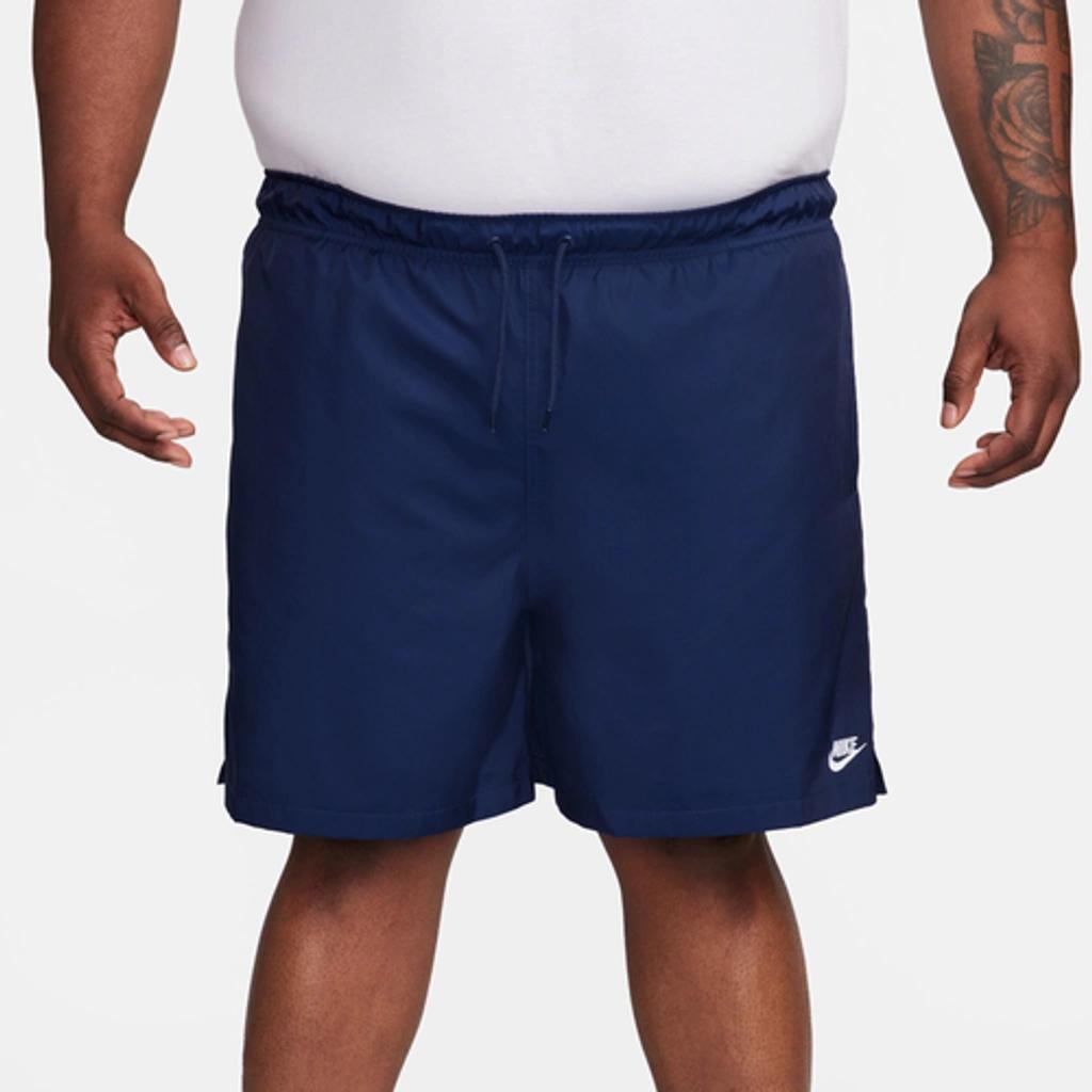 Nike Mens Nike Club Flow Shorts - Mens Black/White Product Image
