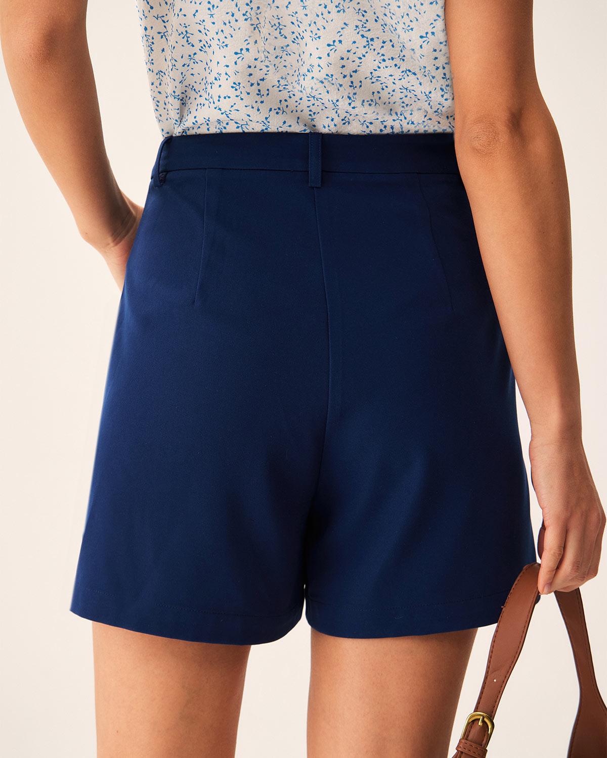 Navy Pocket Shorts Product Image