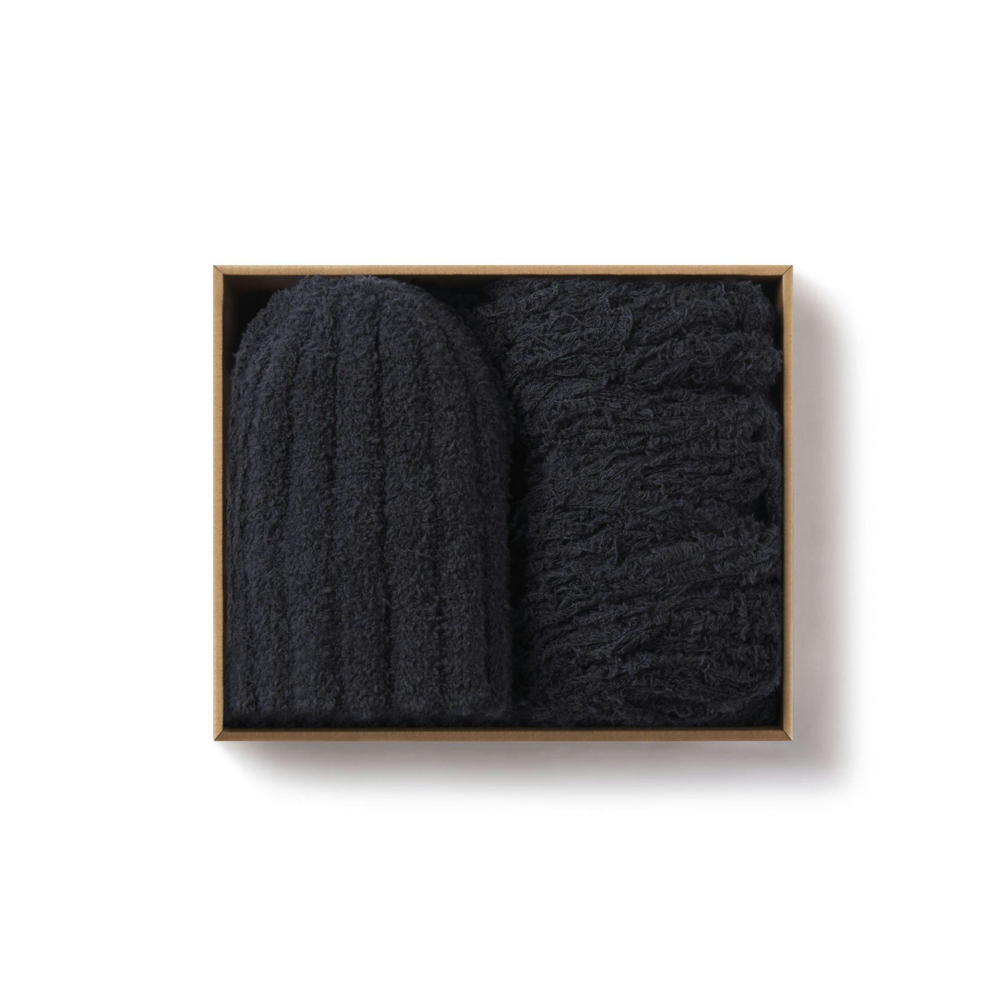 COZY KNIT MENS HAT AND SCARF PACK | ONYX Product Image