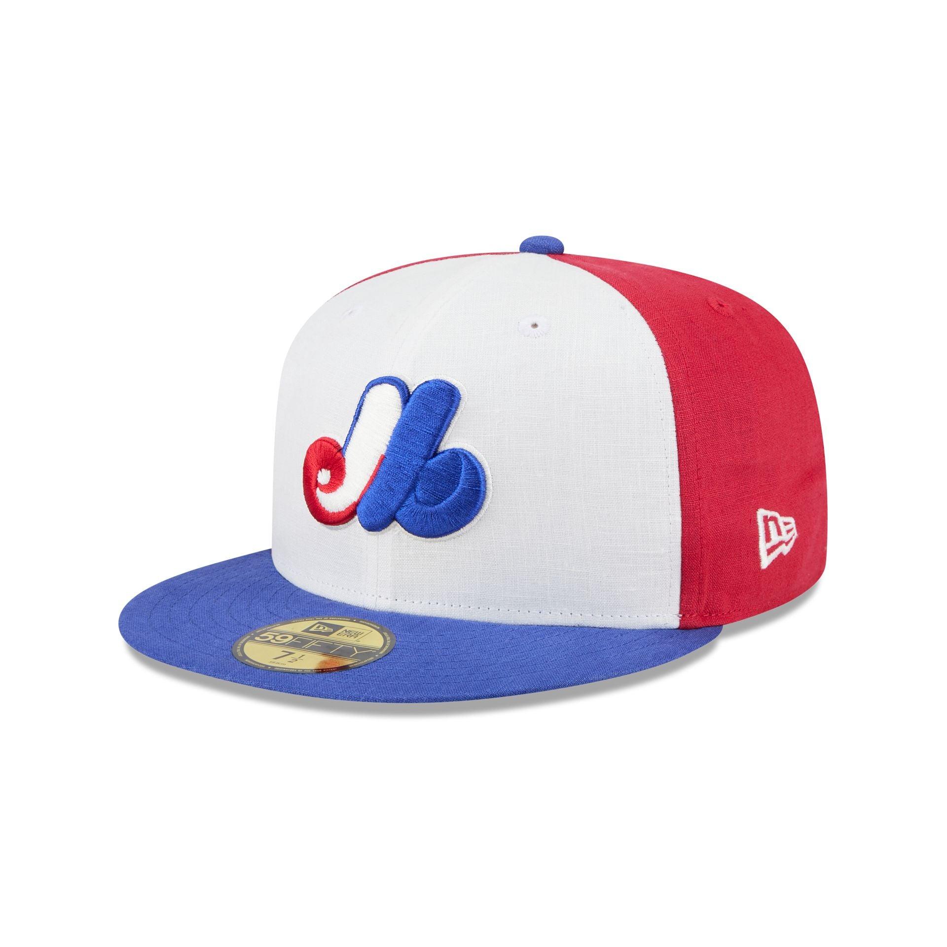 Team Linen Montreal Expos 59FIFTY Fitted Hat Male Product Image