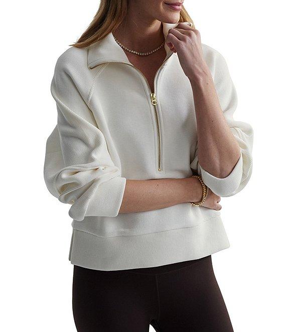 Varley Milano Mock Neck Long Sleeve Half Zip Pullover Product Image