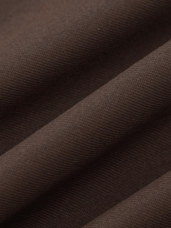 Solid Mock Neck Long Sleeve Zip Up Mini Dress Product Image