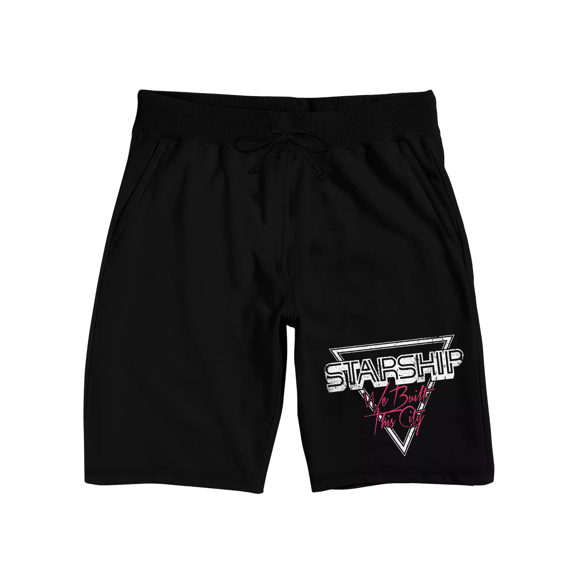 Men's Starship We Built This City Pajama Shorts,  Product Image