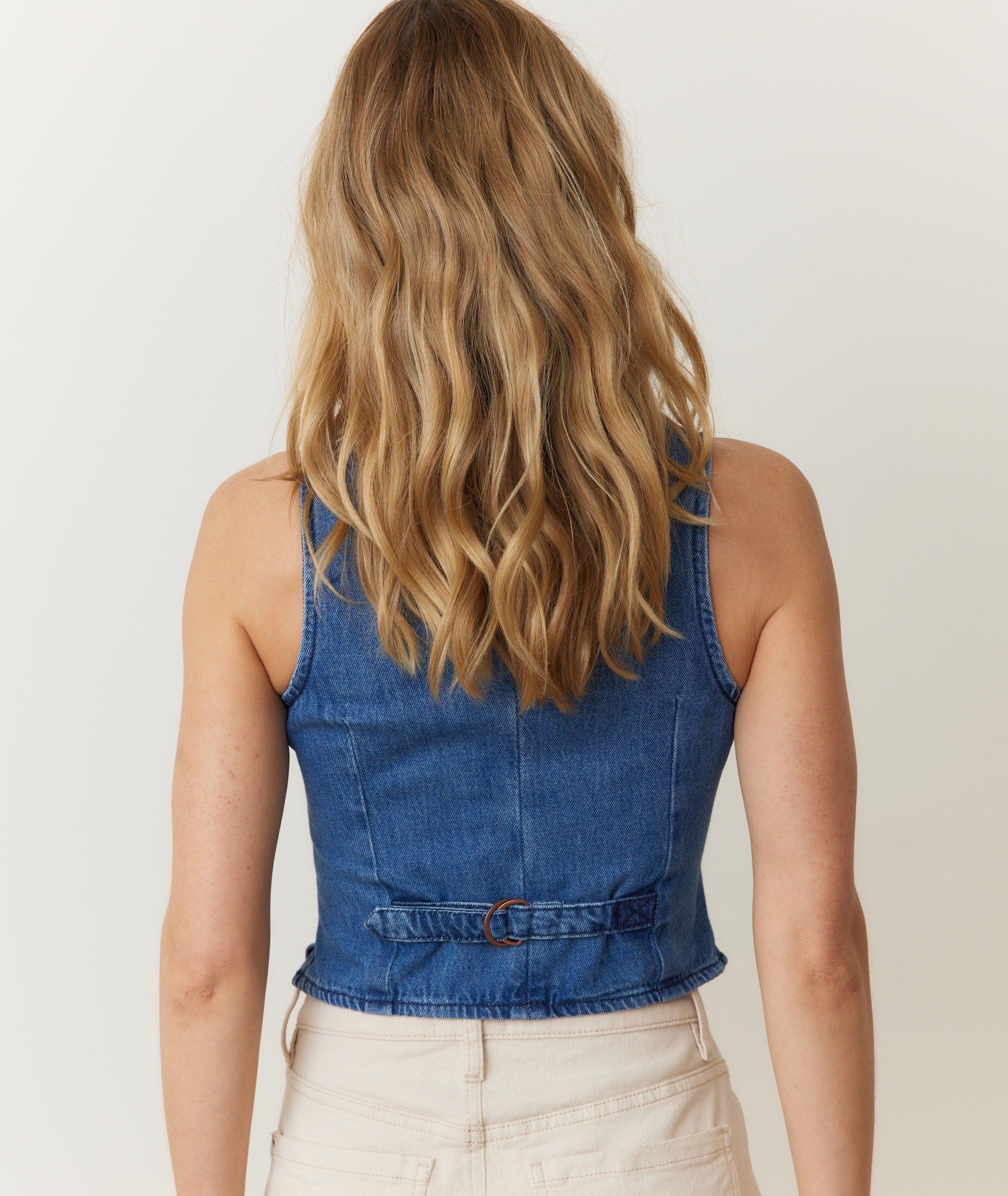 Daisy Denim Vest Product Image
