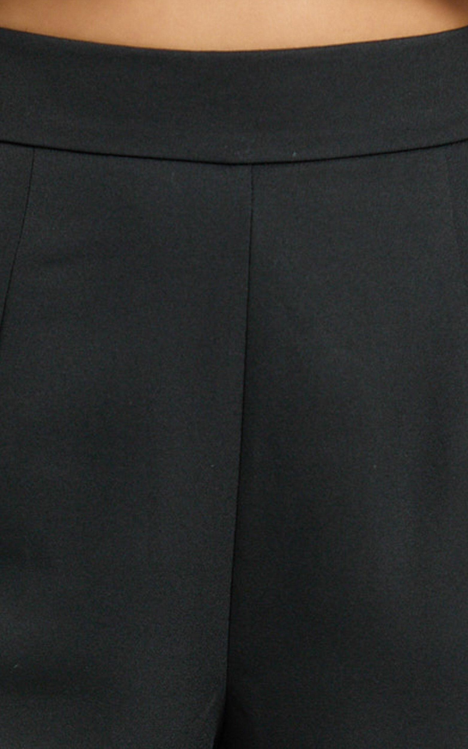 Along The Ride Mini Shorts - Tailored Shorts in Black Product Image