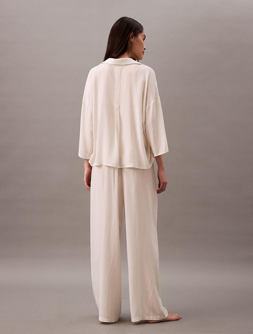 Woven Viscose Sleep Pants Product Image