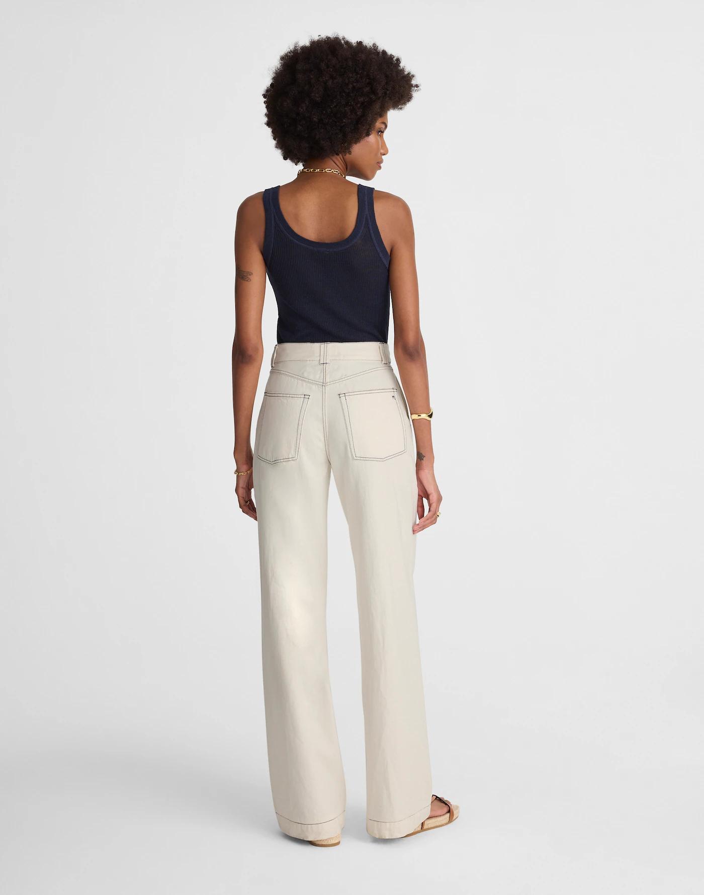 Superwide-Leg Utility Jeans in Vintage Canvas Product Image