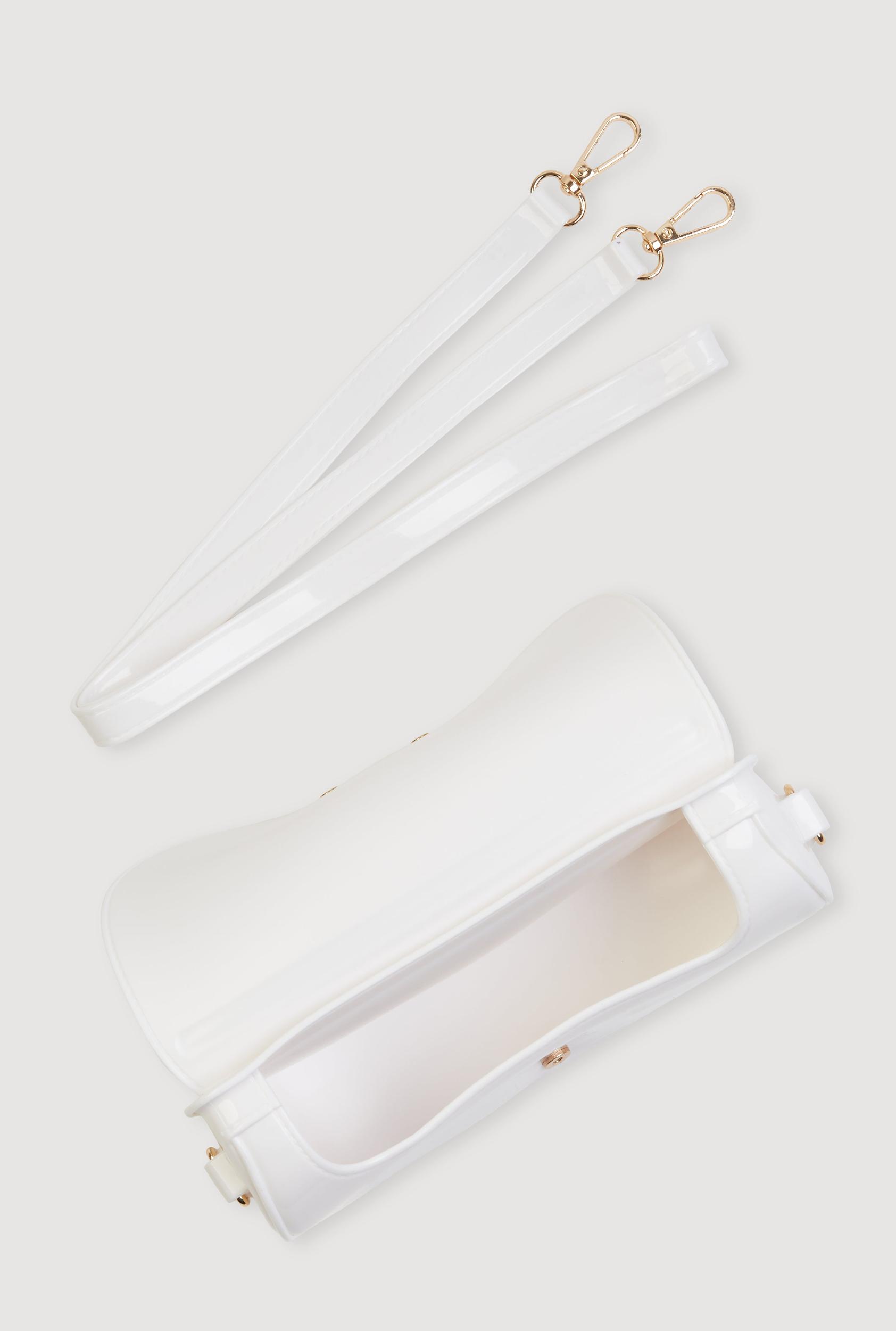 Jelly Flap Buckle Crossbody Bag Unisex Product Image