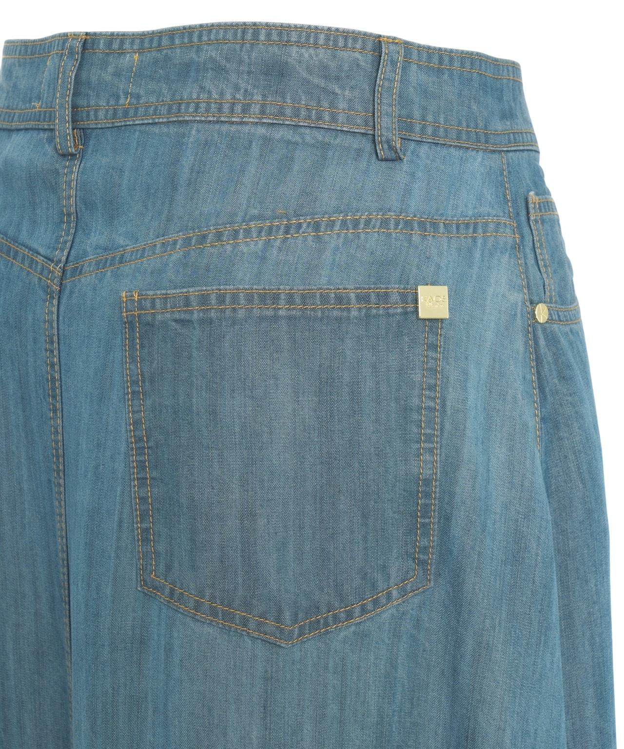 Maxi skirt in tencel Product Image